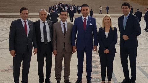 Ekrem İmamoğlu’na Beşiktaş tam kadro eşlik etti