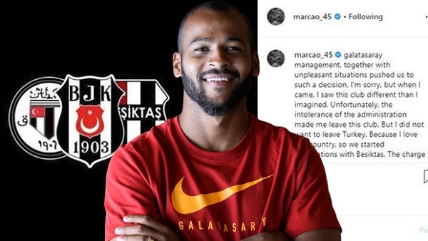 Marcao’dan Beşiktaş paylaşımı! Hesabı hacklendi