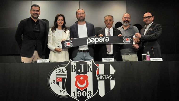 Beşiktaş’ın yeni sponsoru Papara!